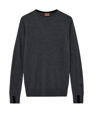 mos mosh gallery - MMGAdam Soft Knit charcoal melange - Gr. - XL