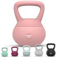 NEOLYMP Kettlebell Soft Kettlebell bodenschonend & leise - stoßdämpfende Kugelhantel, (Soft Kettlebell ideal fürs Homegym Kettlebell 2–12 kg Kugelhantel Set), Kugelhantel mit Eisensandfüllung - ergonomischer Softgriff