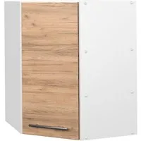 Vicco Eckhängeschrank Fame-Line, Goldkraft Eiche/Weiß, 57 cm (1-St., 1 Hängeschrank) Eckhängeschrank