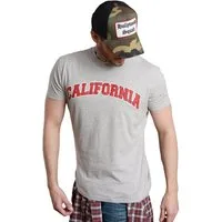 Chiccheria Brand T-Shirt CALIFORNIA grau, Designed in LA