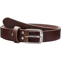 COLOGNEBELT Ledergürtel C17-PL Gürtel 3 cm breit in Dunkelbraun mit moderner Gürtelschnalle, echtes Leder