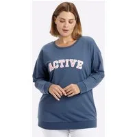 Sheego Sweater Sweatshirt Langarm