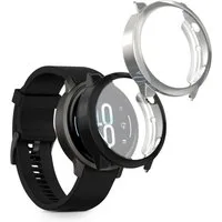 kwmobile Smartwatch-Hülle 2x Silikon Hülle für Garmin Venu 4 41mm, Schutzhülle Fullbody Display Cover Set aus Silikon