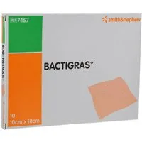 Smith & Nephew Wundpflaster antiseptische Paraffingaze 10x10 cm 10St PZN 08407379