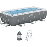 Bestway Framepool Bestway Steel Pro MAX™ Frame Pool Set mit Filterpumpe 404 x 201 x 100