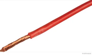 HERTH&BUSS Elektroleitung, Silikon 1,5 mm², rot, 5 m rot - 51275508005