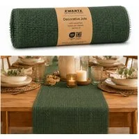 DecoHomeTextil Heimtextilmanufaktur Tischläufer Deco Jute Tischläufer Tischband Geschenkband Eco Friendly