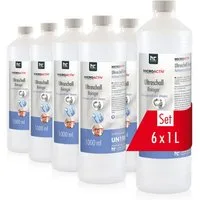 Höfer Chemie GmbH 6x 1 L Microactiv® Ultraschallreiniger für Ultraschallbad Grundreiniger (Gründliche Reinigung für Schmuck und Geräte)