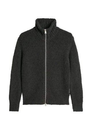 Marc OPolo Casual - Bouclé-Strickjacke oversize Wooden Earth - Gr. - XXL
