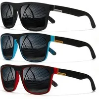 Athlix Sonnenbrille Sonnenbrille 3er Set Sonnenbrille Herren Damen Polarisiert UV-Schutz Outdoor 3 Stück, 100 % UV400 Schutz, CAT 3 Glas, Nur 28 Gramm
