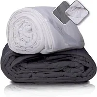 Feluna Gewichtsdecke Feluna Gewichtsdecke–8 kg schwere Therapiedecke für erholsamen Schlaf, Füllung: Glasmikroperlen 8 kg, Anti-Stress Gravity Bett-Decke