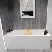 KOLMAN Badewanne Rechteck MODERN 120x70 mit Styropor + Kopfstütze