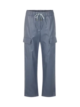 Marc Cain Sports - Kunstlederhose WUXI grisaille - Gr. - 38