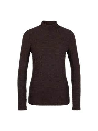 Marc Cain Collections - Shirt aus Viskosestretch seal brown - Gr. - 44