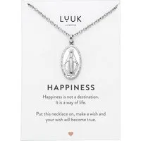 LUUK LIFESTYLE Kette mit Anhänger Jungfrau Maria, christliches Symbol, religiöser Schmuck, Glaube & Religion, Geschenk