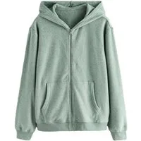 Next Kapuzenfleecejacke Fleece Kapuzenjacke mit Reißverschluss (1-St)