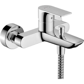 hansgrohe Rebris E Wannenarmatur 72450000 Aufputz, 2 Verbraucher, Ausladung 182mm, chrom