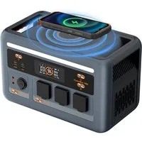 OSCAL Stromerzeuger PowerMax 1800W Tragbare Powerstation,1024Wh LiFePO4, 1,8 in kW, 11 Anschlüsse, Schnellladung für Camping Wohnmobil