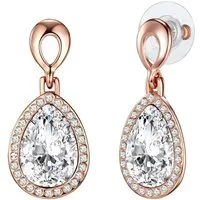 Lulu & Jane Paar Ohrhänger roségold, mit Glas