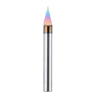 1/4 Inch Shank V Shape Tungsten Steel CNC Router Bit 15.9mm Cutting Depth HRC93 Hardness Engraving Woodworking Tool