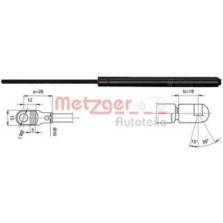 Metzger Gasfeder f?r Kofferraum VW Transporter T3 2110388