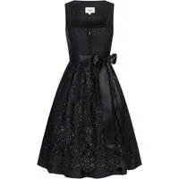 Nübler Trachtenkleid Midi Dirndl Kathleen in Kohle von Nübler - Rocklänge 65 cm