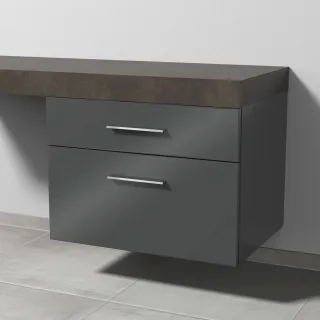 Sanipa Unterschrank 2morrow (G2222) 510x700x520 Anthrazit-Glanz, G222279 G222279