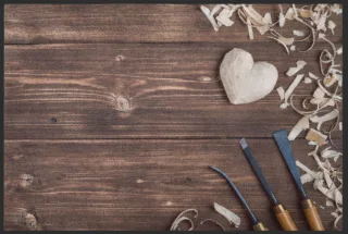 Fussmatte Holz 6230 | Größe: 60 cm x 45 cm