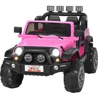 COSTWAY Elektro-Kinderauto 12V, mit 2 Sitzen