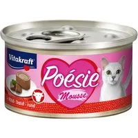 Vitakraft Poésie® Mousse + Rind 85 g, Nassfutter für: Katze