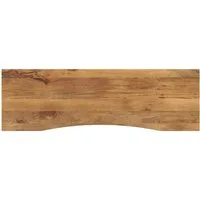 vidaXL Tischplatte Schreibtischplatte mit Aussparung 160x50x2,5cm Massivholz