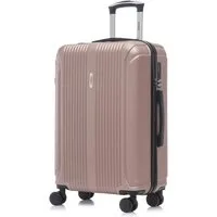 YONSLY Koffer Hartschalenreisekoffer Trolley mit Zahlenschloss, Rollkoffer, 4 Rollen, Wasserabweisend Stoßfest Robust