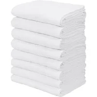 OTTO home Handtuch Set Inga, 8 tlg. Handtuch-Set 50x100cm, Walkfrottee (Set, 8-St), Handtücher mit feiner Bordüre, 100% Baumwolle, einfarbig, weich
