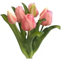 Kunsttulpe Künstlicher Tulpen-Bund 32cm "Soft-Touch" Kunstblume Tulpe, Floratexx GmbH, Höhe 32.00 cm