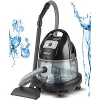 Zilan Bodenstaubsauger ZLN-8945G, 2000 W, beutellos, Wasserfilter,8 Liter,Tragegriff,Für Innen- und Außenreinigung