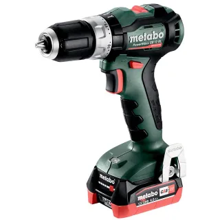 Metabo Akku-Schlagbohrschrauber PowerMaxx SB 12 BL metaBOX 118 - 12V 2x4Ah LiHD + ASC 55 - 601046800