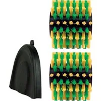 Einhell Reinigungsbürsten-Set SOFT, (3-tlg), für Akku-Oberflächenbürste »Picobella«, für Holz und Kunstrasen