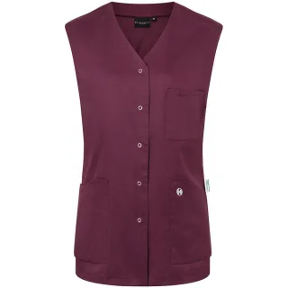 Karlowsky - "Essential" Arbeitsschürze für Damen Ärmellos (Aubergine)