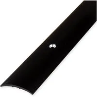 PROVISTON Übergangsprofil Aluminium, 28 x 1.5 x 1000 mm, Schwarz, Übergangsschiene Boden