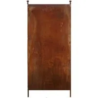 EdelrostPassion Sichtschutzelement, B:40-125cm H:120-200cm zum stecken, metall, 2mm, Edelrost,metall
