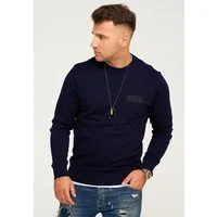 Jack & Jones Sweatshirt POPS SWEAT CREW NECK Sweatpullover Casual Basic Shirt Unifarben Baumwollmischung