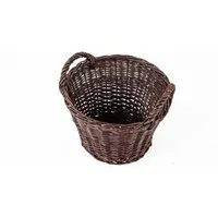 BURI Aufbewahrungsbox Weiden-Kartoffelkorb 35x26cm Einkaufskorb Autokorb Tragekorb