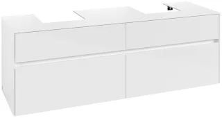 Villeroy & Boch Waschtischunterschrank Collaro C10700 1600x548x500mm Glossy White C10700DH