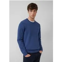 s.Oliver Longpullover Strickpullover Baumwollpullover mit Logo-Stickerei