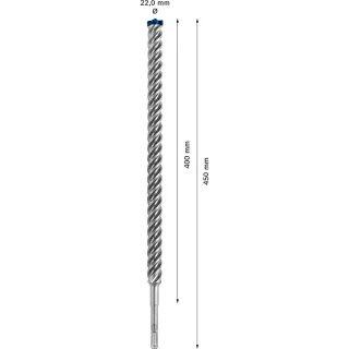 Bosch EXPERT SDS plus-7X Hammerbohrer, für Bohrhämmer ø 22 mm - 2608900147