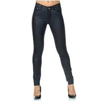 Elara Lederimitathose Kunstleder Hose