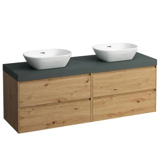 Laufen Waschtischunterschrank und Waschtisch-Platte LANI 495x1570x580 H4055941122671