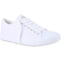 VAN HILL 12121843 HO CB09-1 Herren Sneaker All White 43 Sneaker Herren Sneakers Sportschuhe Stoffschuhe Schnürer