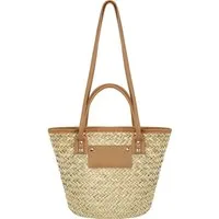 Janice Strandtasche Strohkorb 6 Liter Nabon, Damen Handtasche Sommertasche