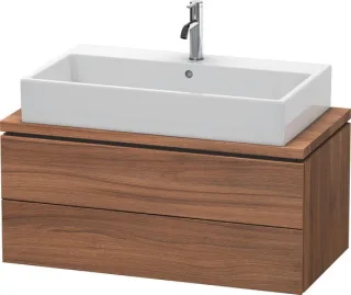 Duravit L-Cube Konsolenwaschtischunterbau wandhängend Nussbaum Matt 920x477x400 mm - LC580807979 LC580807979